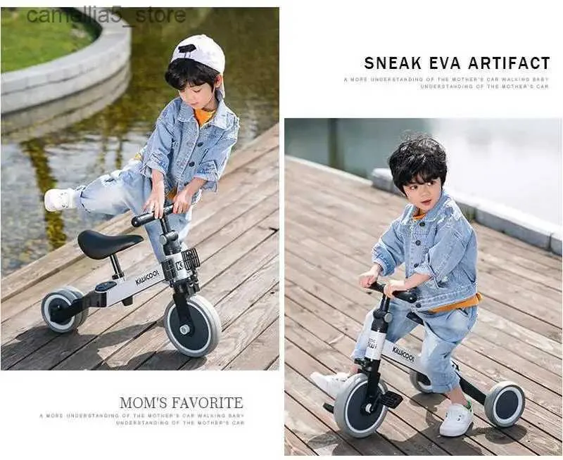 Bikes Ride Ons New Transform Tricycle Multi Function 4 Into1 Baby Stroller Scooter Pedal