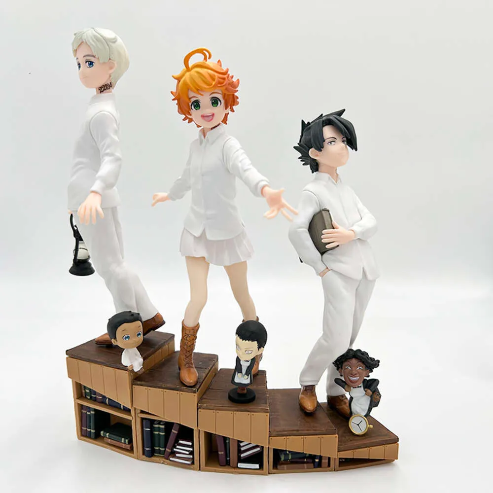 Promised Neverland Anime Figures 20cm Norman/Emma/Ray Action Promised Neverland Anime Figures 20cm Norman/Emma/Ray Action