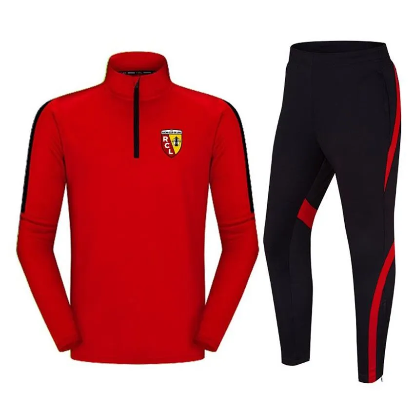 RC Lens Men's Training Suit Polyester Jacket Outdoor Jogging Tracks Duits Casual and Comfort Soccer Suit3168