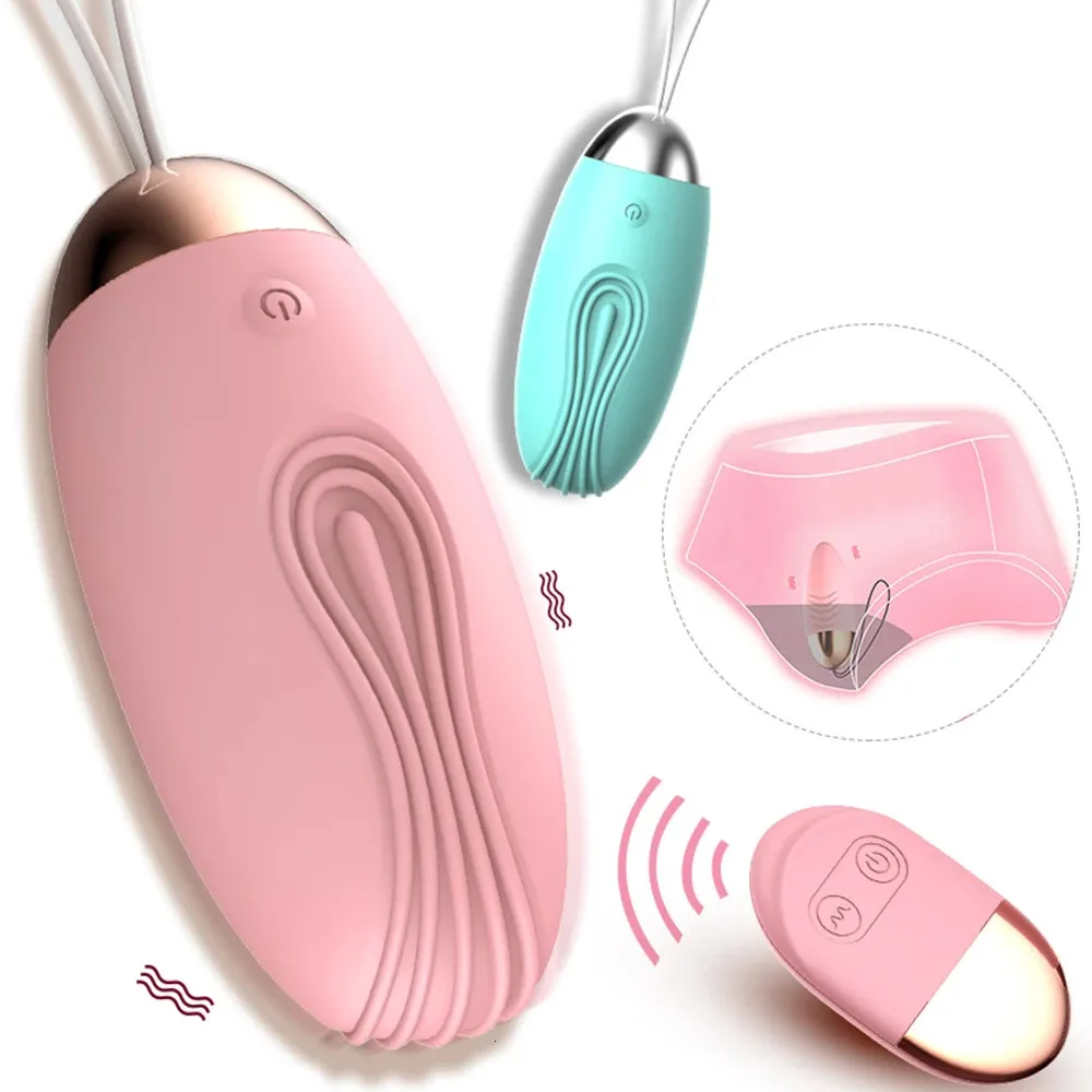 Volwassen Speelgoed 10 Speed Afstandsbediening Vagina Bal Vrouwelijke Sex Kegel Clitoris Stimulator Vibrerende Springen Ei Masturbatie 231017