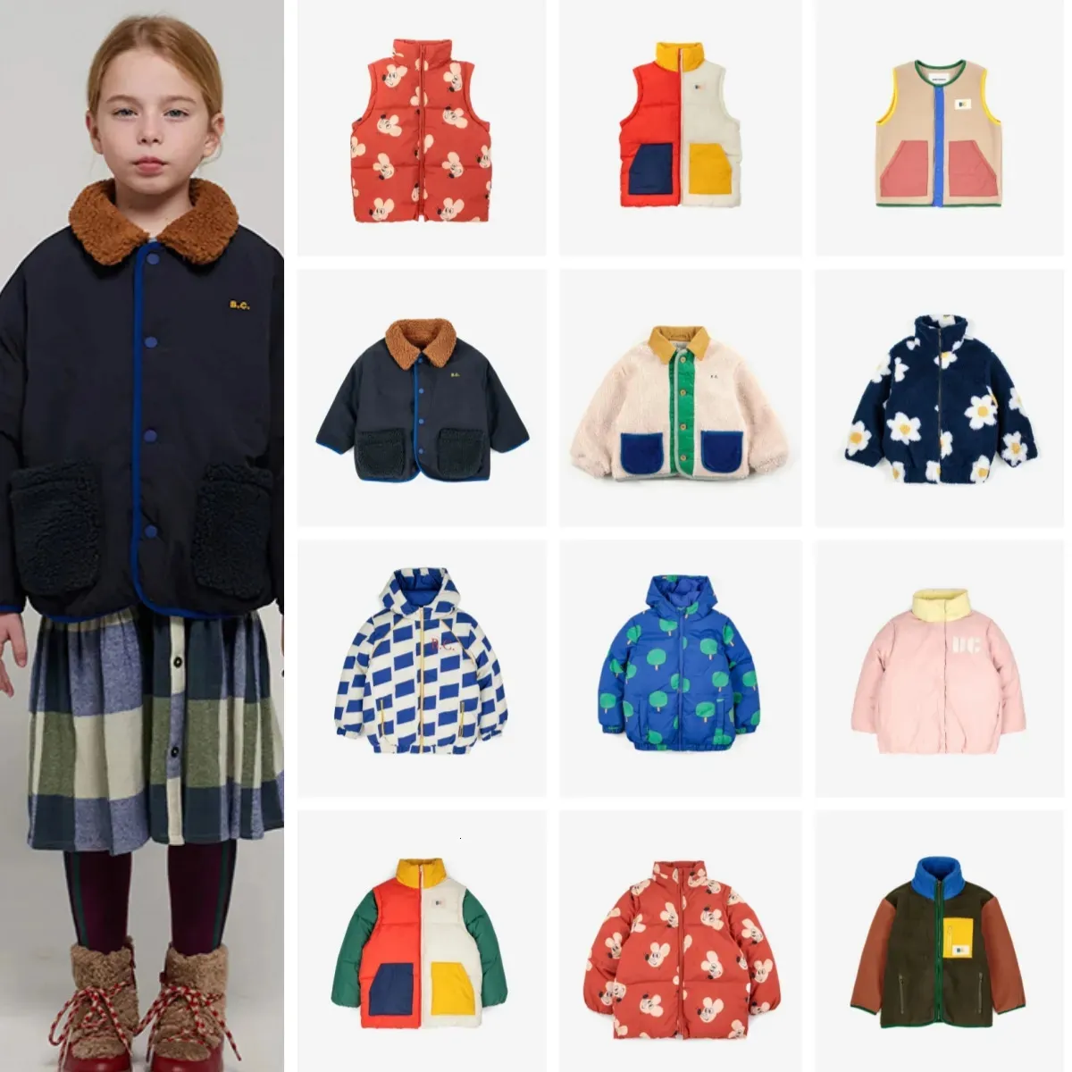 Down Coat Vestes en duvet pour enfants pour l'hiver coréen enfant garçons filles salopette vêtements d'extérieur manteau chaud enfants vêtements d'extérieur 2 à 12 ans 231016