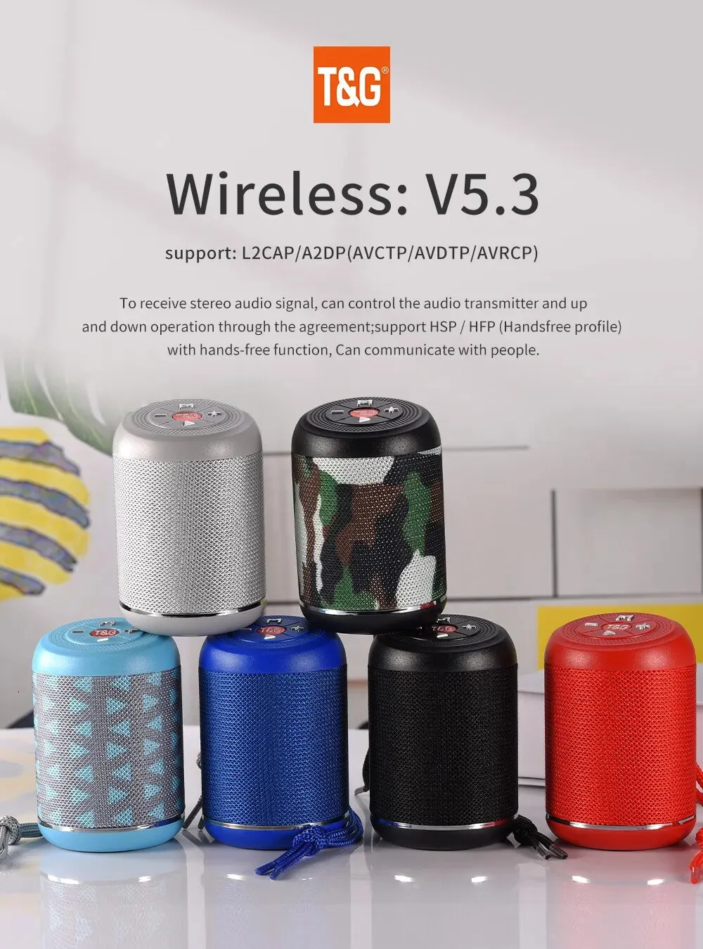 Portable Bluetooth Speaker IPX7 Waterproof, 30W Loud Sound