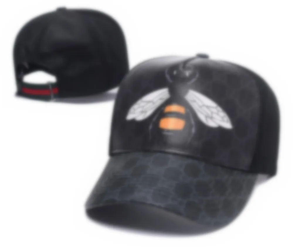 2023 novos designers homens bonés de beisebol marca tigre cabeça chapéus abelha cobra osso bordado homens mulheres casquette chapéu de sol gorras esportes malha boné D-11