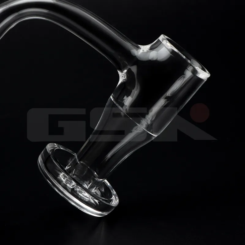 alta qualità Saldatura completa Bordo smussato Secchio senza giunture Terp Slurper Fumatore Quarzo Banger 10mm 14mm 45 90 Chiodi Dab Rigs e Water Bong