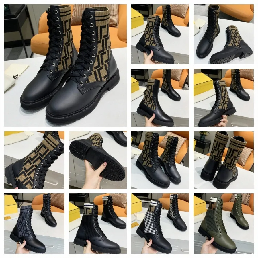 Designerstövlar Silhuett Ankel Boot Martin Booties Stretch High Heel Sneaker Winter Womens Shoes Chelsea Motorcykel Riding Woman Martin X6OD#