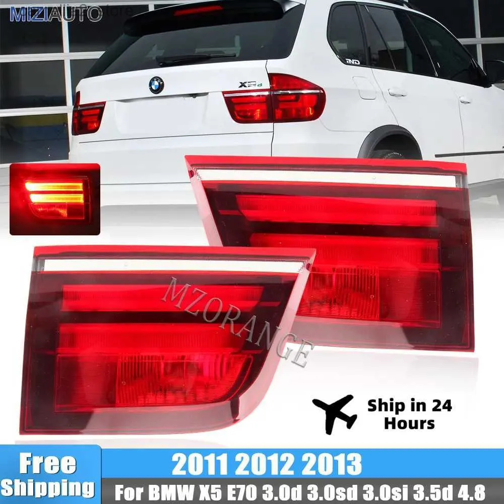 Auto Achterlichten Binnenste Achterlicht Voor BMW X5 E70 3.0d 3.0sd 3.0si 3.5d 4.8 2011 2012 2013 Achter signaal Waarschuwing Remlicht Auto Accessoires Montage Q231017