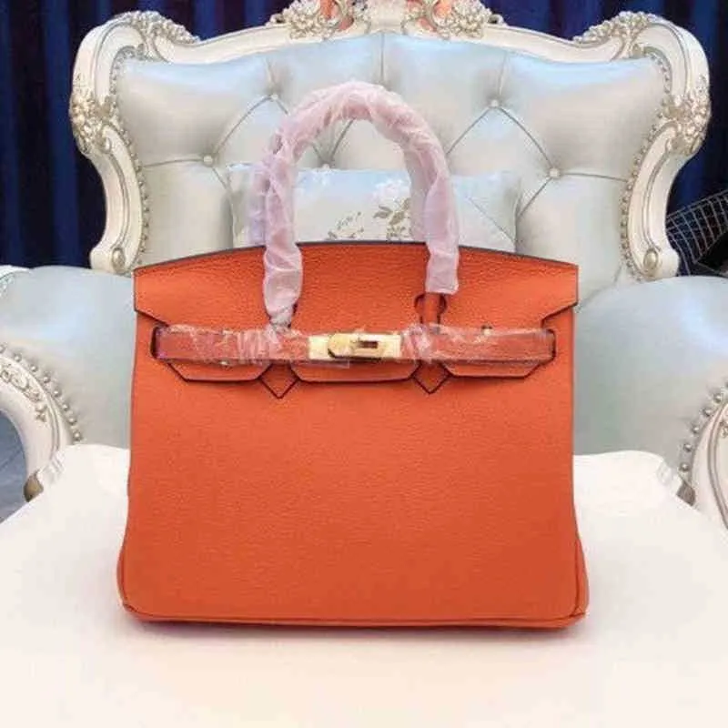 Platinum authentine en cuir à main sac à main Bk togo Handbags Designer One épaule Portable Messenger Sac