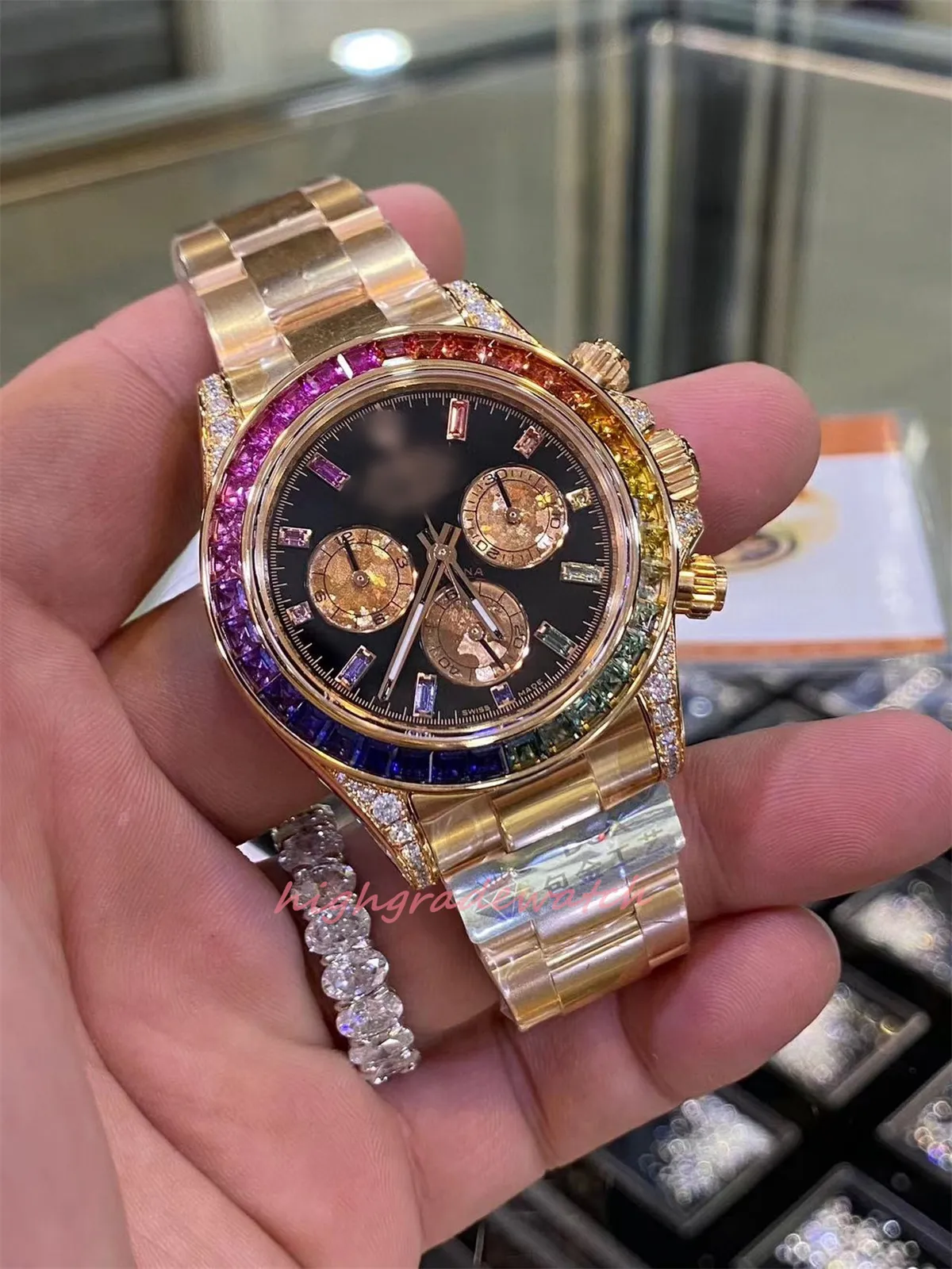 Custom diamond watches sale