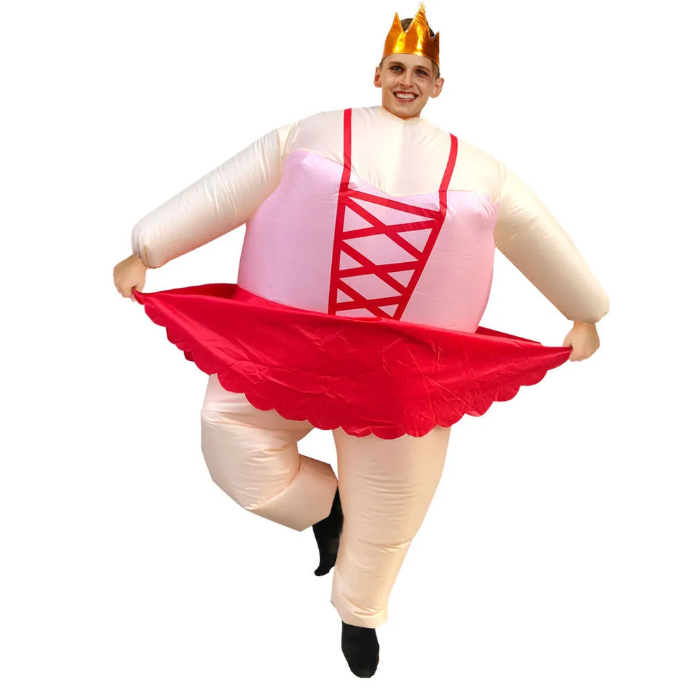 Cosplay adulto ballet dança vestido de noite trajes iatable ternos purim natal dia das bruxas anime cosplay festa engraçado para mulher homem