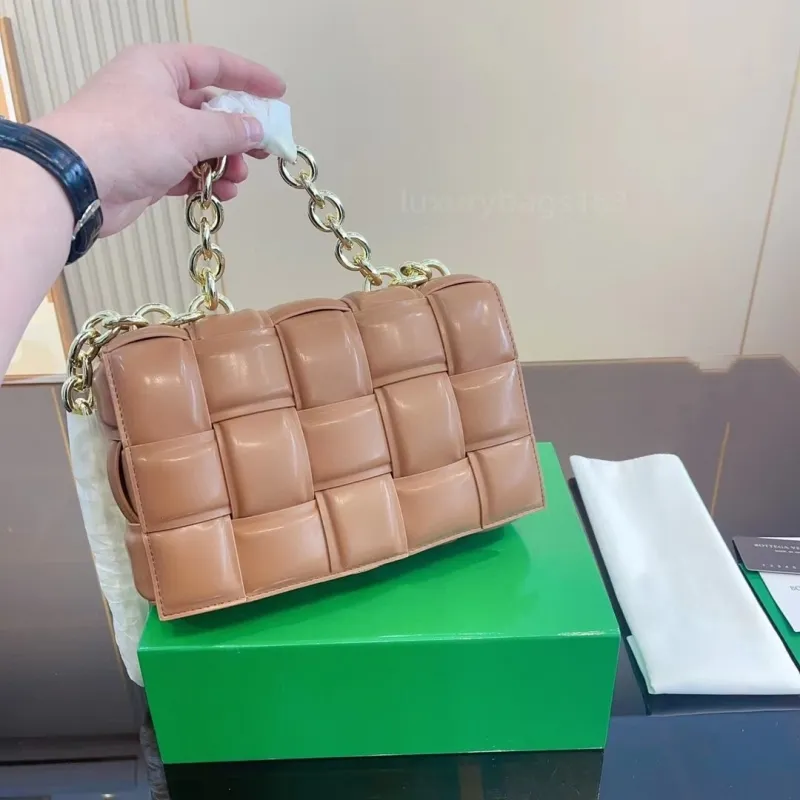 Designer Bag Bvbag Classic Simple Bags Lady New Leather Woven Grid Single Shoulder Crossbody Designer Handbag Crossbody Bags purse with box
