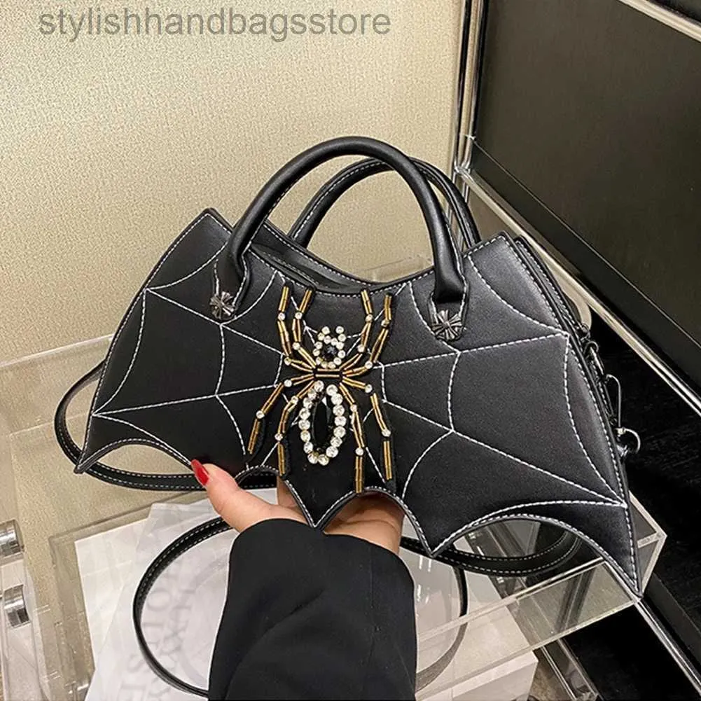 Cross Body Halloween Party Crossbody Bag Goth Style Bat Handbag Purse Punk Designer Animal Creative Top-Handle Bag BagsStylishhandbagsstore