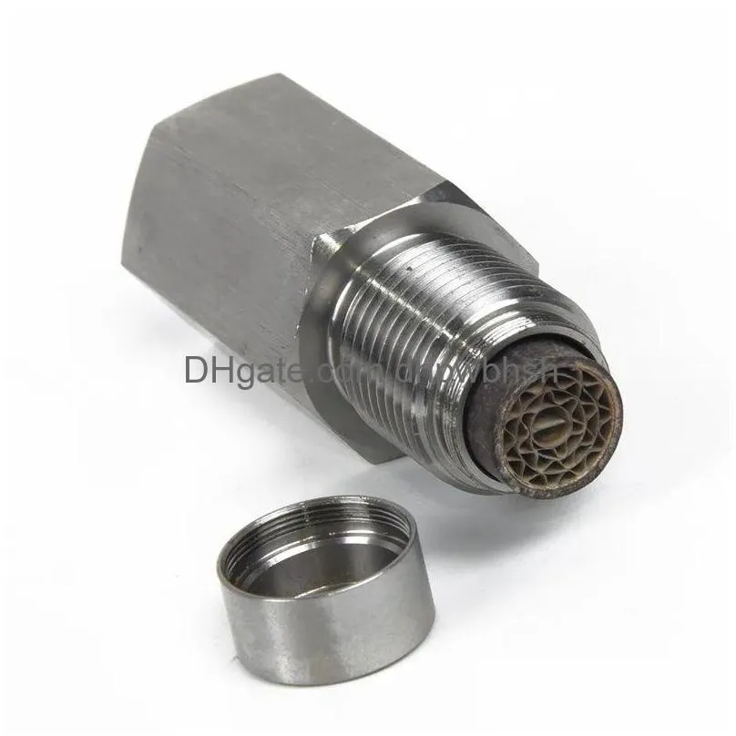 Straight Mini Catalytic O2 Sensor Spacer Lambda Converter Oxygen