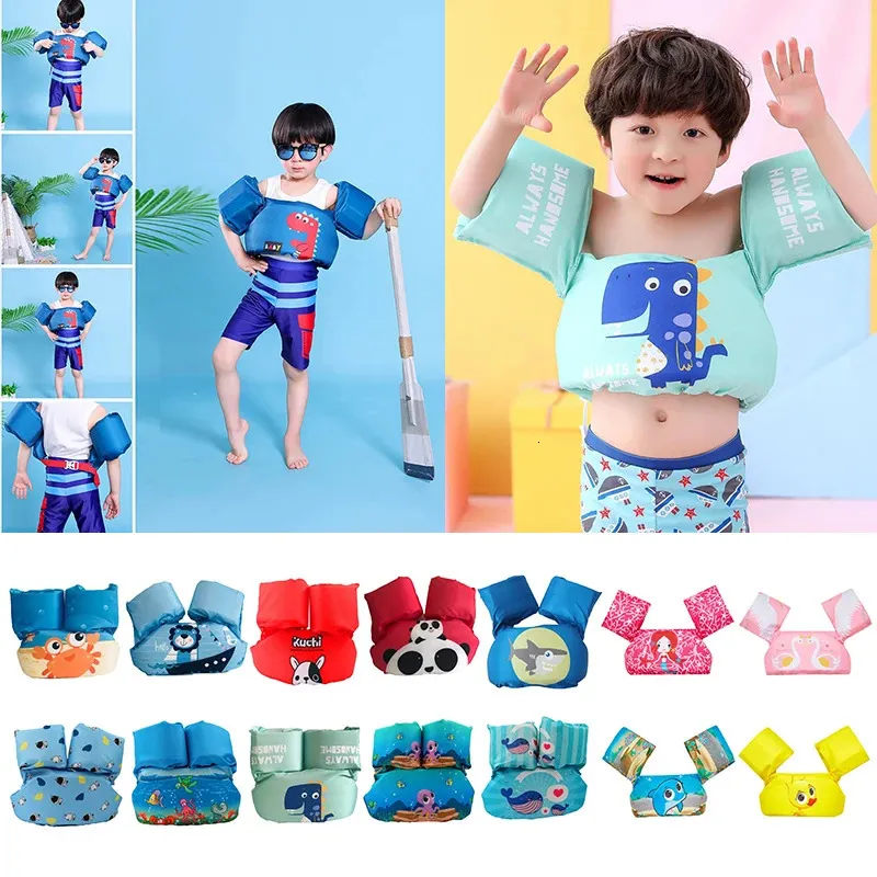 Giubbotto di salvataggio Boa Giubbotto di salvataggio per bambini Giubbotto di salvataggio Costume da bagno Anelli di nuoto Puddle Jumper Bambini Bambino Bambini Ragazza Ragazzo Gilet galleggiante Accessori per piscina 231017