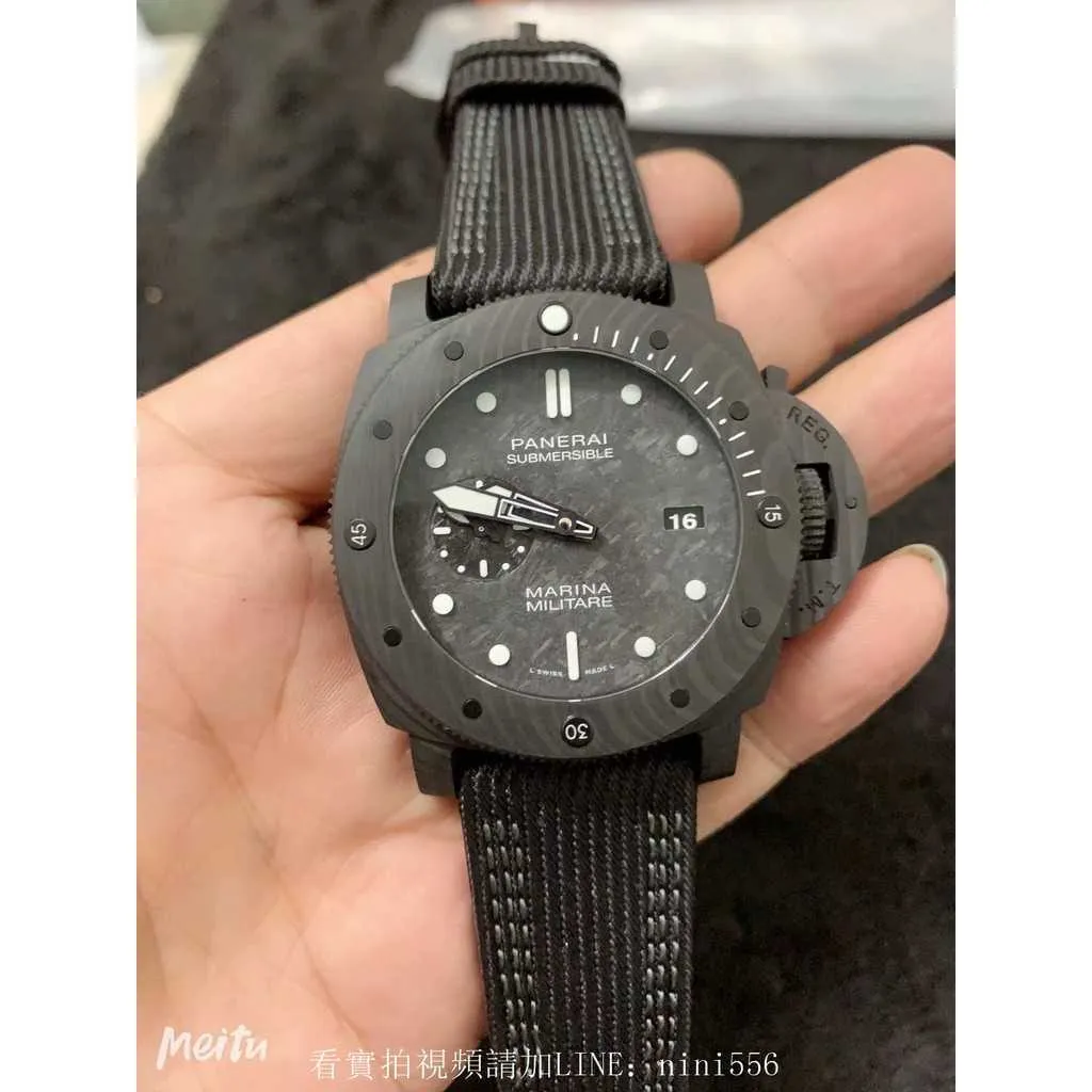 Paneraii 대형 디자이너 Panerai Watch Men 's Paneria 979 시계 직경 고급 47mm 맨 시계 자동 기계식 시계 비즈니스 손목 시계