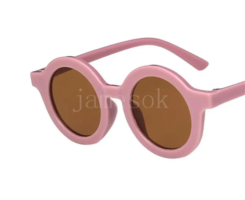 Kids Sunblock FashionsCute INS Kids Baby Sunglasses girls boys Sun Glasses Candy Color Shades For Children DB722