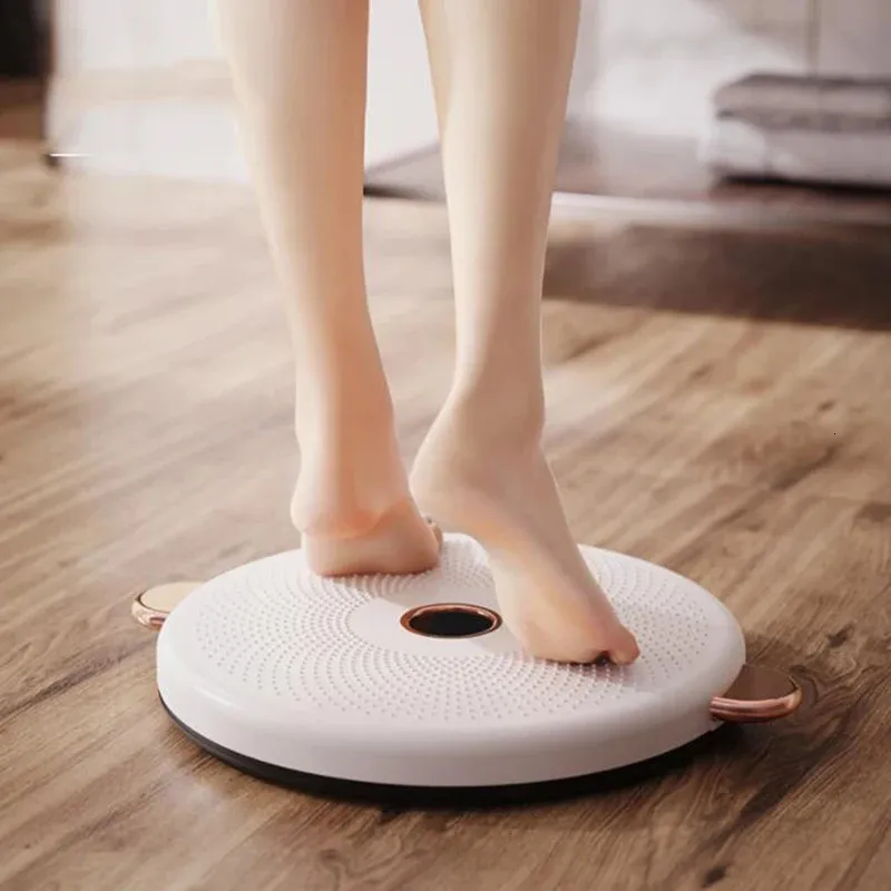 Twist Board Exercise Disc with Pull Rope Waist Twisting Cardio Training Home Gym Workout