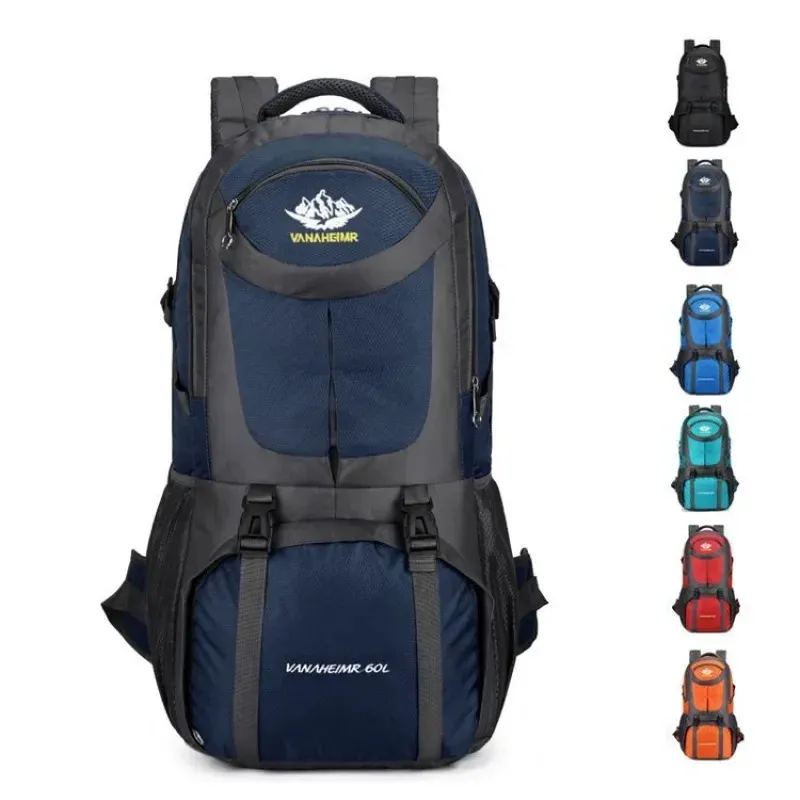 バックパック50L屋外ハイキングバッグ旅行バックパック防水登山トレッキングリュックサックキャンプクライミング大容量スポーツバッグ231017