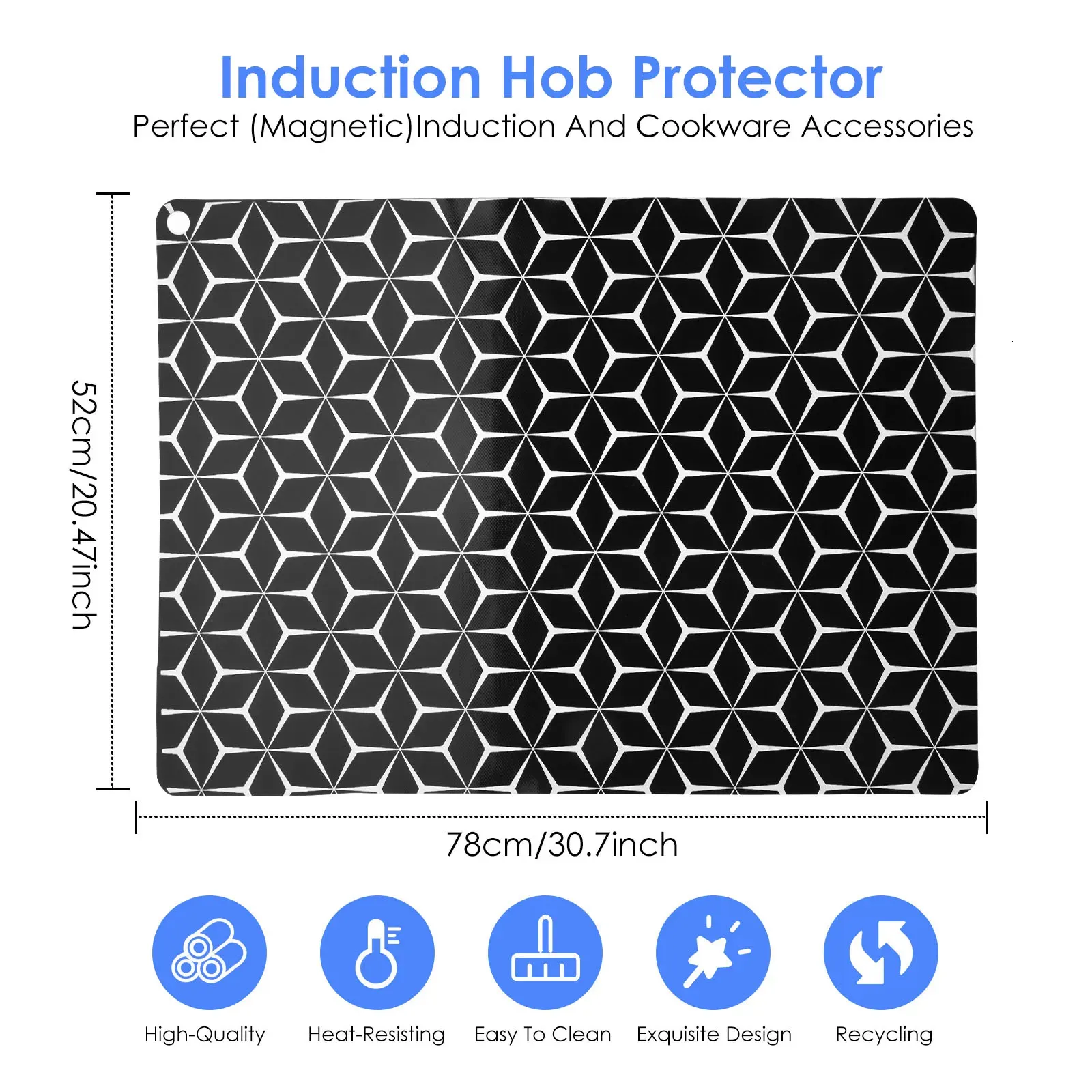 Tapis De Protection En Silicone Pour Plaque De Cuisson À Induction