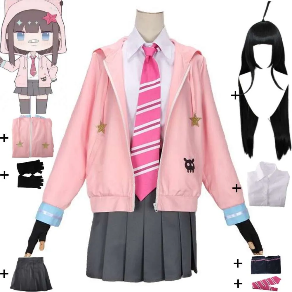 Cosplay anime aotu świat Kalie cosplay kostium problem Problem Dzieci Pink School JK mundur dla dorosłych strój Halloween role