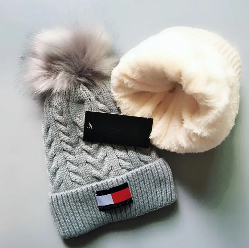 Cap Beanie Hat ingerichte hoed Monclair Beanie met bal Warm houden in de winter Soft Touch Dagelijkse slijtage Hat Gift Heren Beanie Casquette Winter