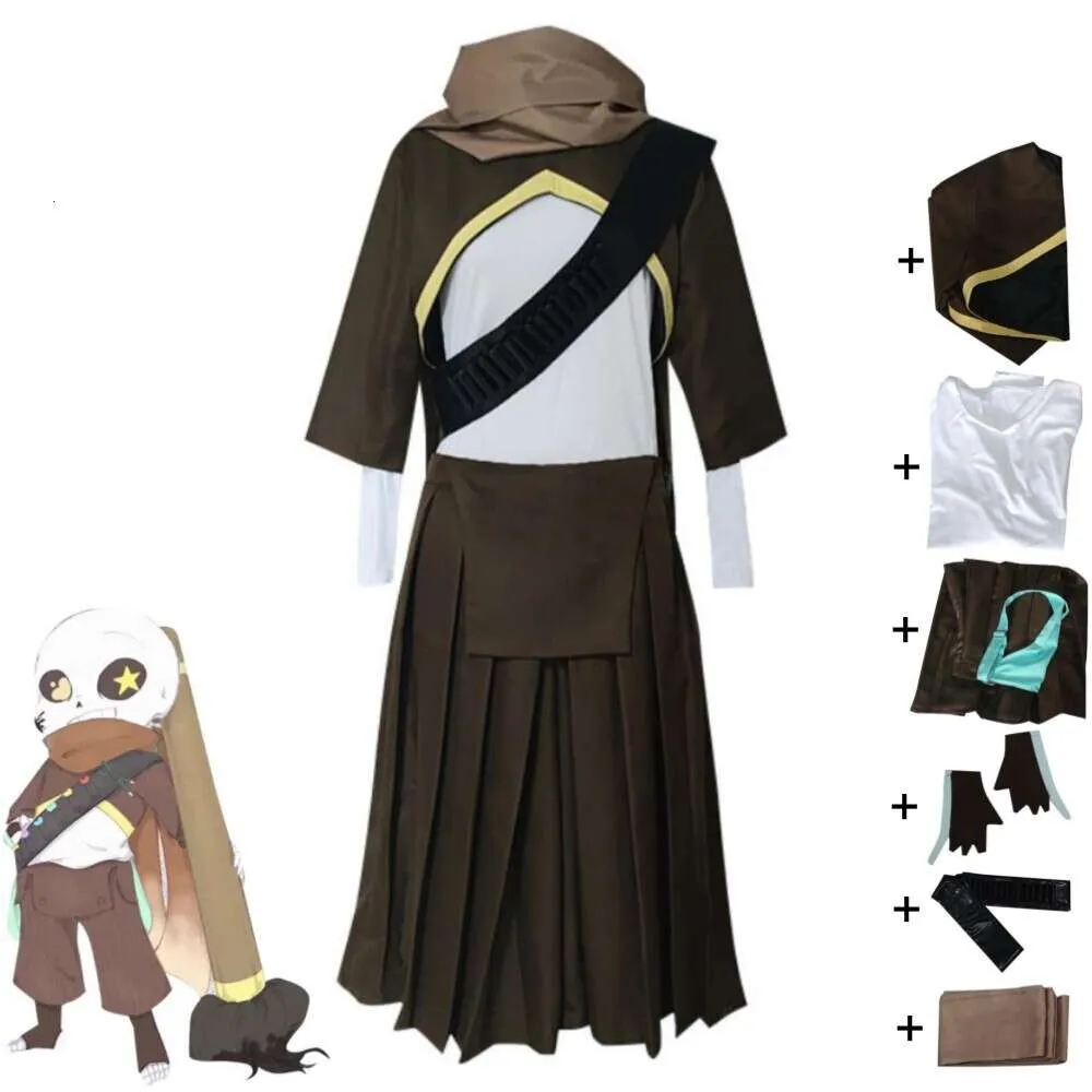 Cosplay Cosplay Game Undertale Ink Sans Sansy Costume Anime Top Foder Pants Adult Woman Man Outfit Hallowen Carnival Party Suit