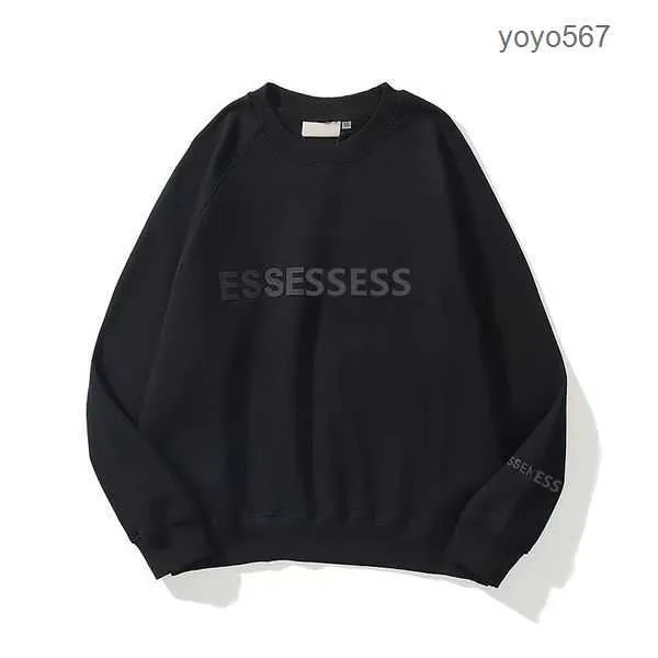 Sweatshirts Fleece Warm Essent Hoodie Essentialhoodies Graphic Mens Women Hoody for Men Womens Clothes Ess Clothing Black Gray White Size QFB7