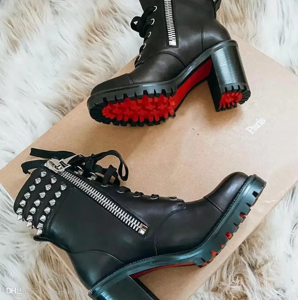 Luxe ontwerpers Dames enkellaarsjes Leer Hongroise Suede Enkels Booty Studded Bootie Zwart suède fabriek EU35-43