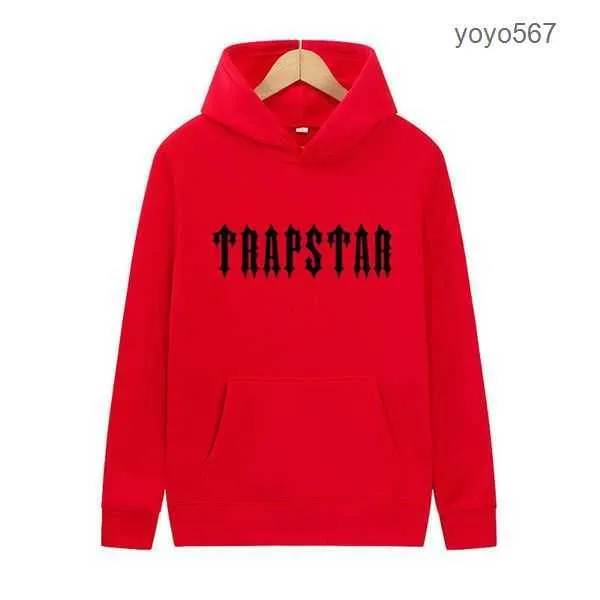 Sweatshirts Designer Brand Men's Hoodies High Quality Sweatshirts New Trapstar London Hoodie Homme Cotton Autumn Winter Casual Hoodies Tuta Trapstar Ax0h