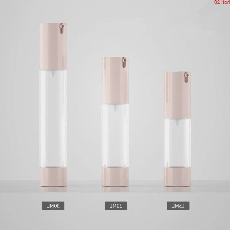 12 flaconi per pompa airless ricaricabili portatili da 15 ml 30 ml Mini bottiglia per trattamento cosmetico sottovuoto Noqmd