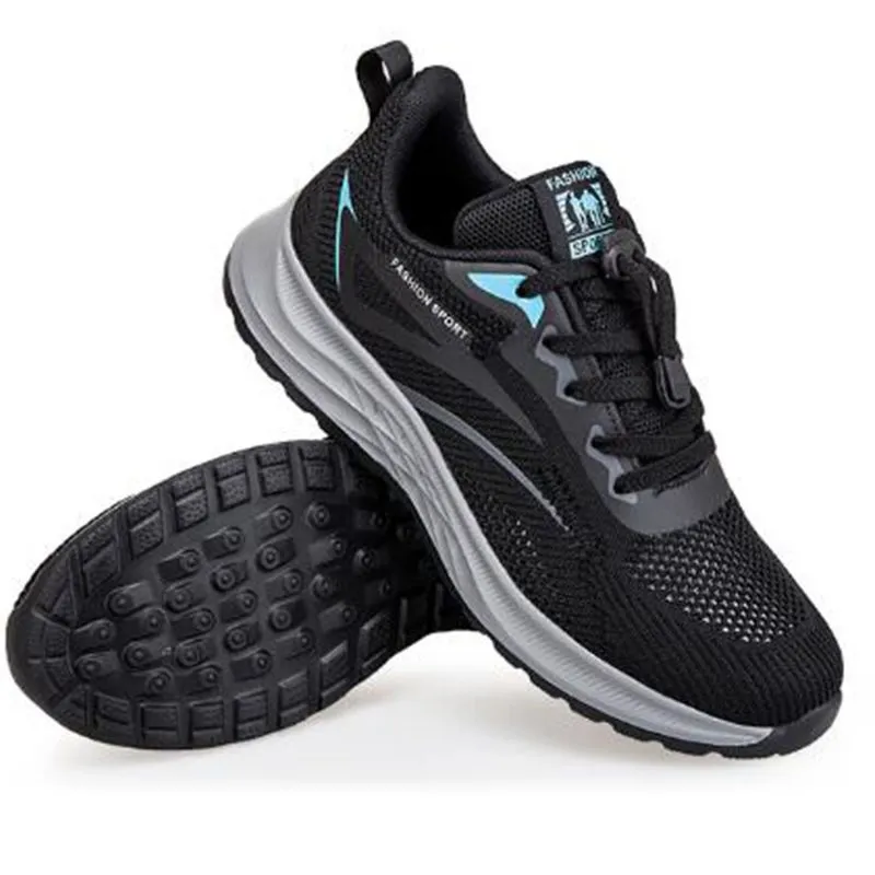 Hommes Femmes Baskets en tricot respirant Chaussures de course de designer athlétique Marche Gym noir violet Chaussures vulcanisées zapatillas deporte chaussures de plein air