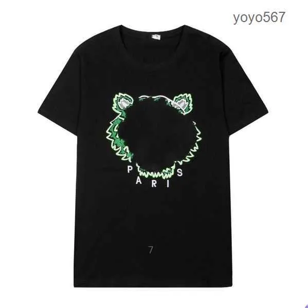 T-shirt Magliette da uomo Designer Mens Tees Madam Summer Top con Tiger e lettere Hiphop stussys T-shirt Asian kenzos stussys fashion HV86