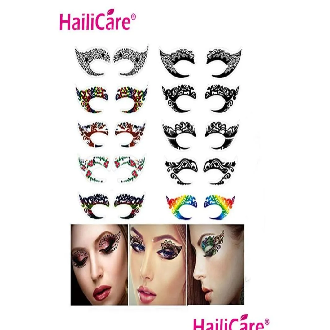 Temporary Tattoos Eye Tattoo Stickers Waterproof Diy Flash Disposable