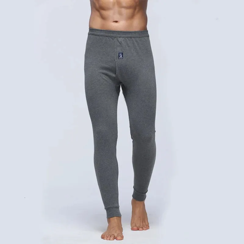 Winter Warm Cotton Male Thermal Leggings For Men Tight Long Johns