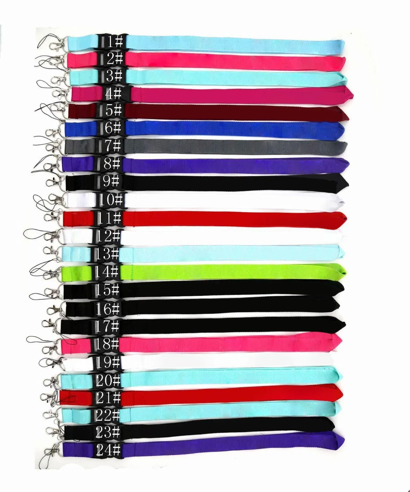 携帯電話のストラップチャーム10pcsラブピンクキーファッション服スポーツ分離可能なネックストラップバッグ用ウォレットキーリングキーチェーンLL