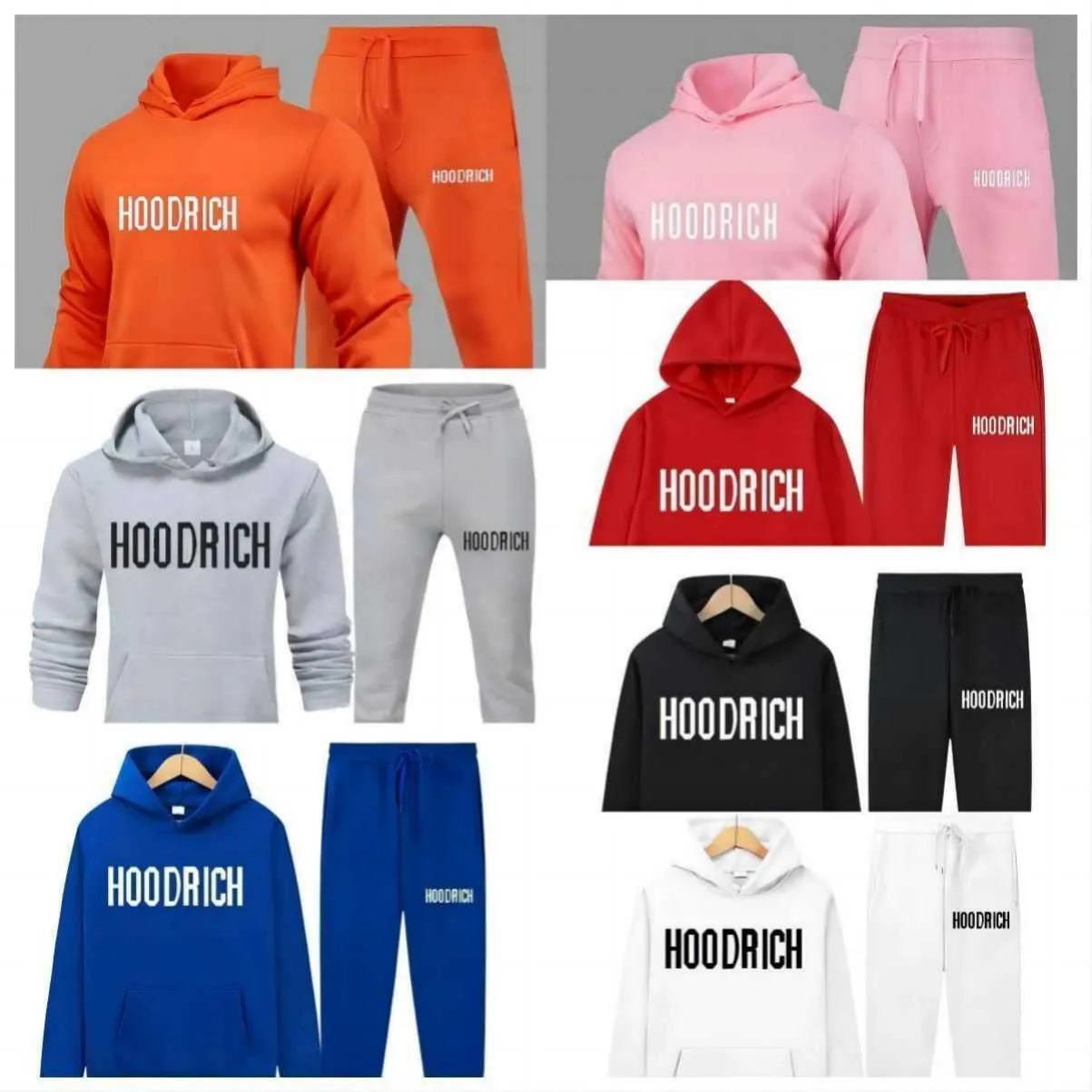 Designer Clothing Mens Hoodies Sweatshirts 2023 Winter Sports Hoodie For Men Hoodrich Tracksuit Letter Towel Embroidered Sweatshirt Colorful Blue Solid Swea Qbf