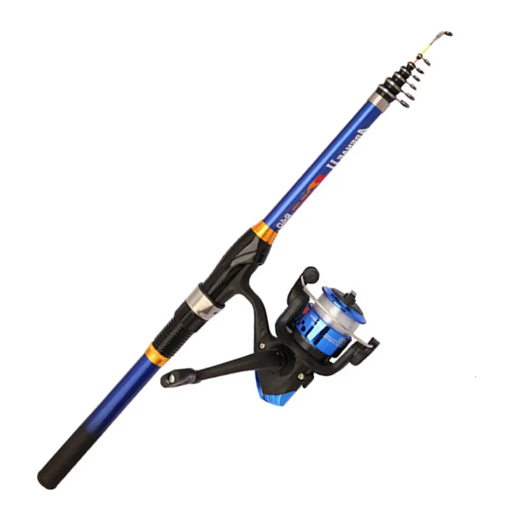 Canne da pesca per barche Canna da pesca telescopica in carbonio leggero 1 5M 3 M Accessori per utensili da esterno per la notte e 231017