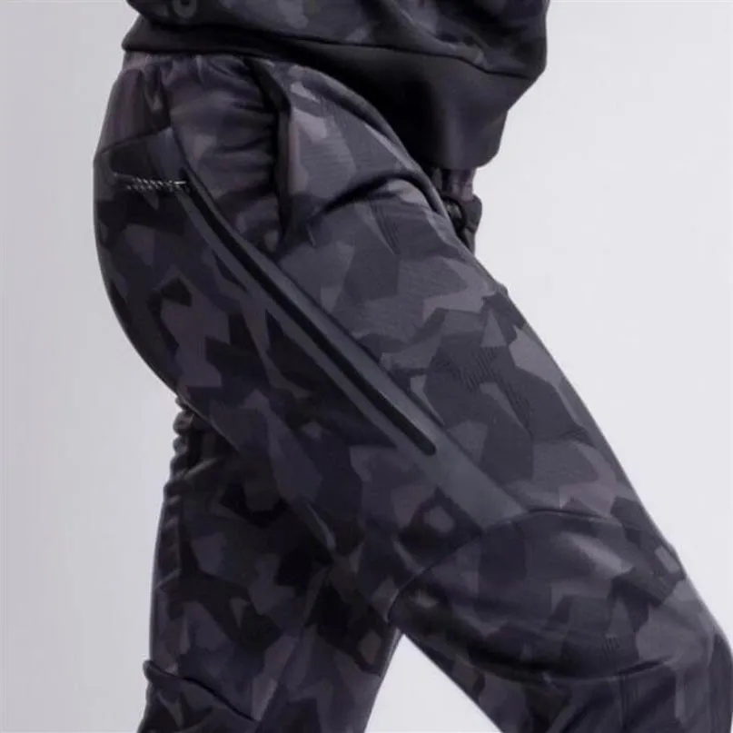 Nkoe tech polarowe spodnie Camo Pants Męskie spodnie stóp powietrza Warstwa powietrza bawełniana kamuflaż sportowy pantso2505