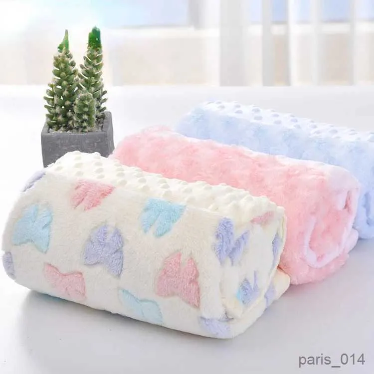 Blankets Rose Super Soft Double Layer Blanket Double Coral Fleece Blanket Baby and Child Supplies Children's Blanket