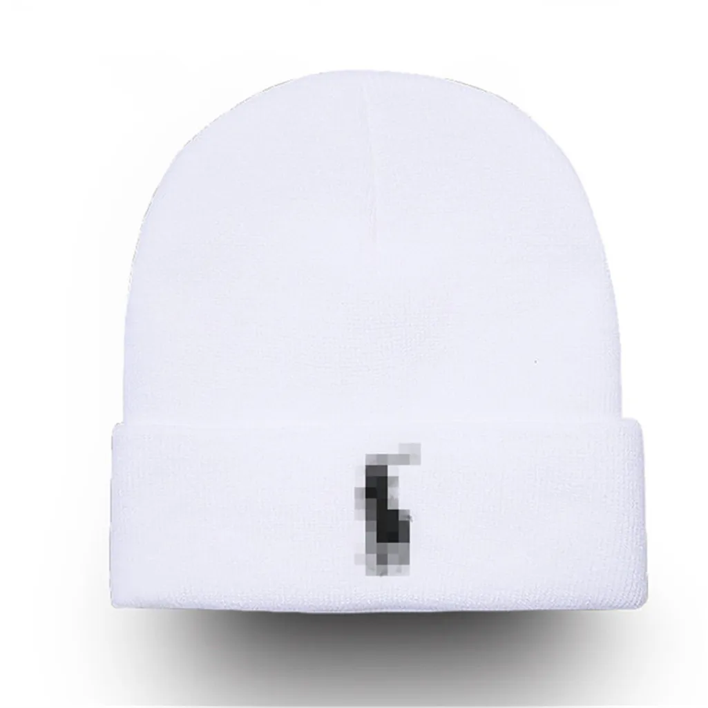Bonnet designer bonnet bonnet chapeau chapeau d'hiver chapeau tricoté printemps crâne casquettes hiver unisexe cachemire lettres POLO décontracté extérieur ajusté chapeaux L-22