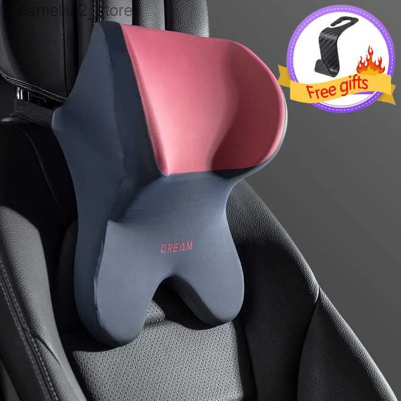 Siège d'auto Oreiller d'appui-tête de voiture pour soulager la douleur au  cou et soutien cervical, coussin de repose-cou mousse à mémoire de forme