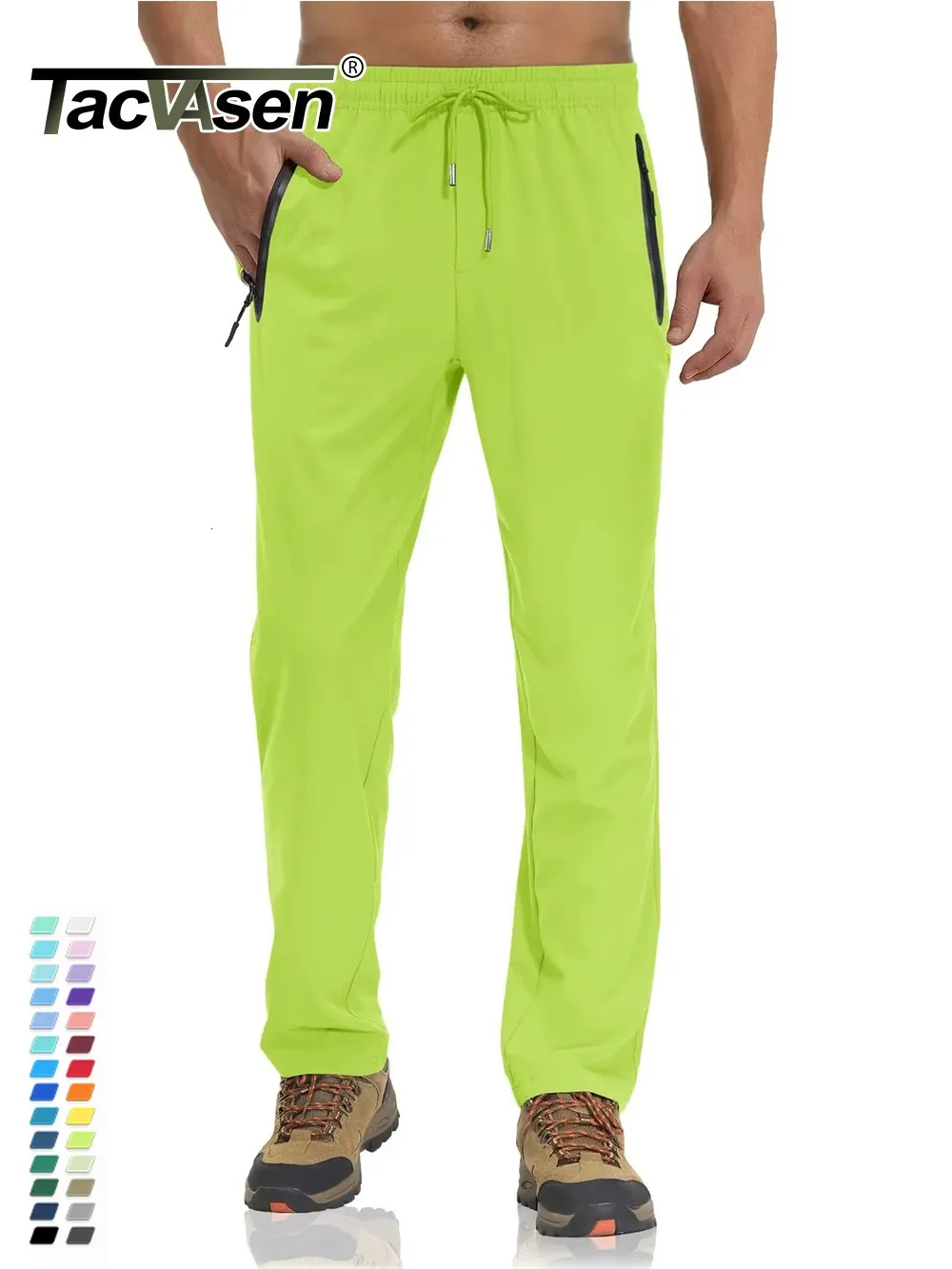 Men s Quick Dry Summer Joggers Lightweight Breathable Hiking Pants for Men Casual Drawstring Fitness Sports Sweatpants