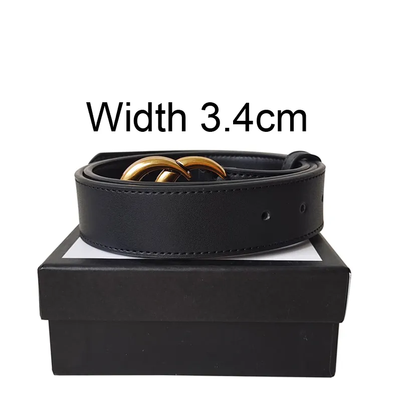 Ceinture 110 ld Boucle Ceinture en cuir véritable Ceintures de mode classiques Ceinture 2.0cm, 3.0cm, 3.4cm, 3.8cm Largeur Noir Rouge Blanc Couleur 19 Styles