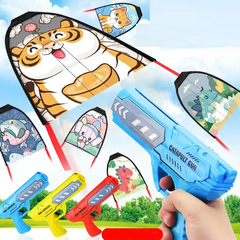  Kite Launcher Toys, 2023 Kids Kite Launcher with Kite