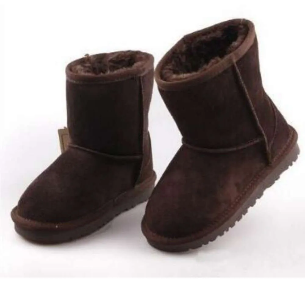 Hot SALE Nieuwe Real Australië Hoge kwaliteit Kid Jongens meisje kinderen baby warme snowboots Tiener Studenten Sneeuw Winter DORP verzending