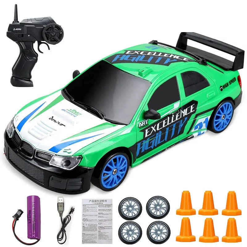 DIECAST MODEL 2 4G DRIFT RC CAR 4WD RC TOY TOY REMOTE CONTROL GTR AE86 RACING for Children Higds 231017