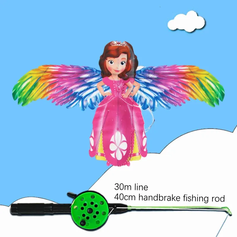 Kids Flying Toy Set Butterfly, Mermaid, Parrot, Magpie, Eagle With