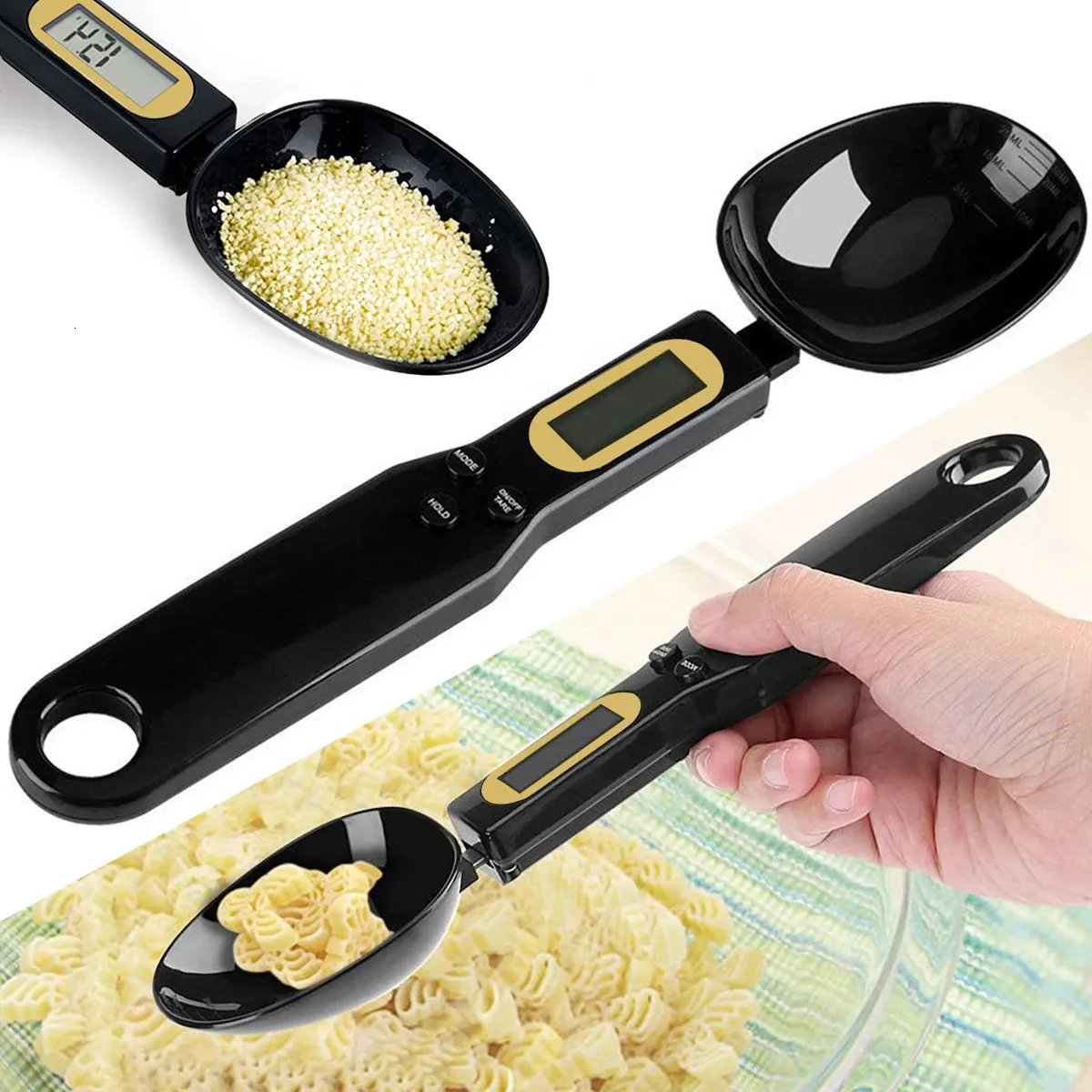 Measuring Tools 500g Spoon Kitchen Electronic Scale 0 1g LCD Digital Weighing Food Flour Coffee Sugar Mini Tool 231018