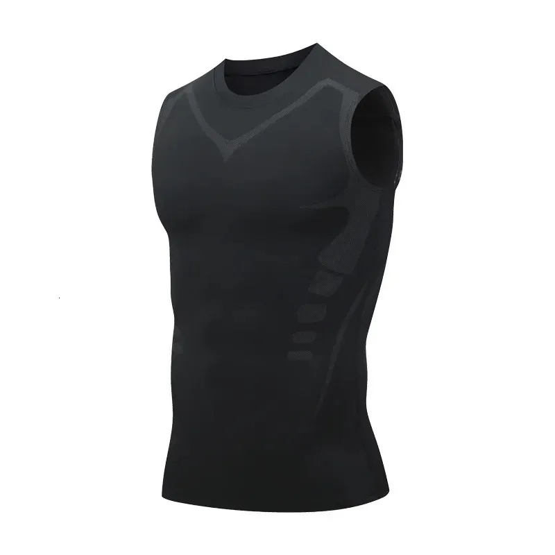 Cintura Barriga Shaper Shapewear Homens Gelo Seda Emagrecimento