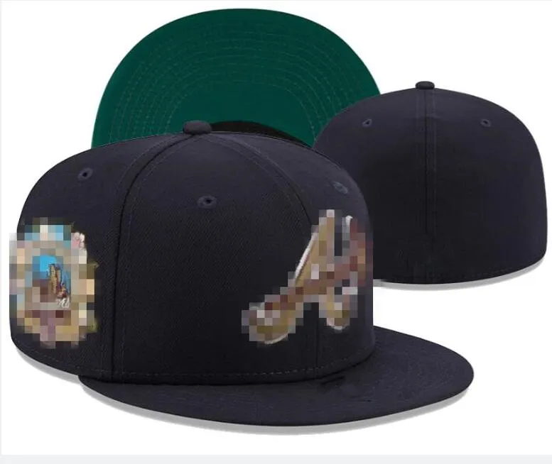 2023 Béisbol para hombres Sombreros ajustados Serie mundial clásica Hip Hop ATLANTA Deporte AS SOX Cerrado completamente LA NY Diseño Gorras Chapeau 1995 Stitch Heart "Serie" "Love Hustle Flowers a0