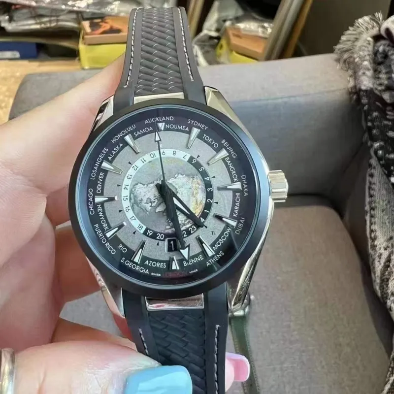 Lucury Watch Designer Classic Mens Dial Watch 41 -мм корпус из нержавеющей стали Новое оригинальное движение полностью автоматическое на глубине цепи Водонепроницаемое синее сапфировое стекло